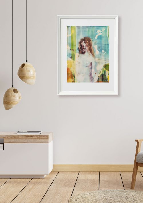 Le tableau de la jeune fille en mer exposé chez un collectionneur