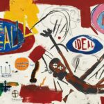 Un dessin contemporain réalisé par Basquiat