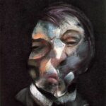 Francis Bacon, Autoportrait, peinture à l'huile sur toile